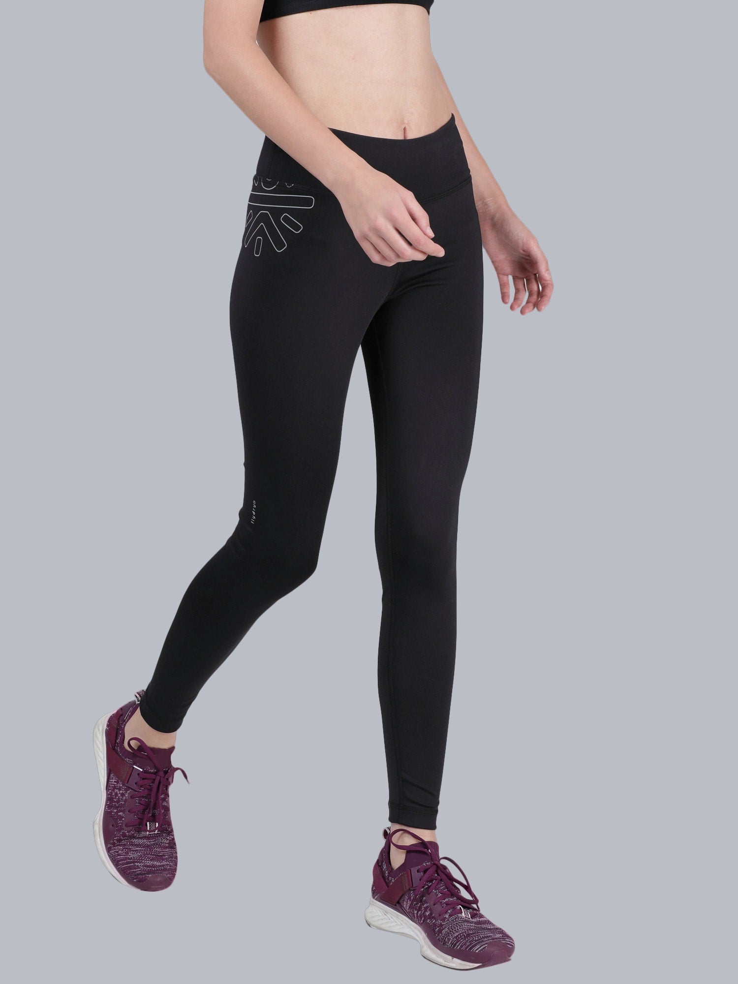 Vital V-man Black Gym Leggings