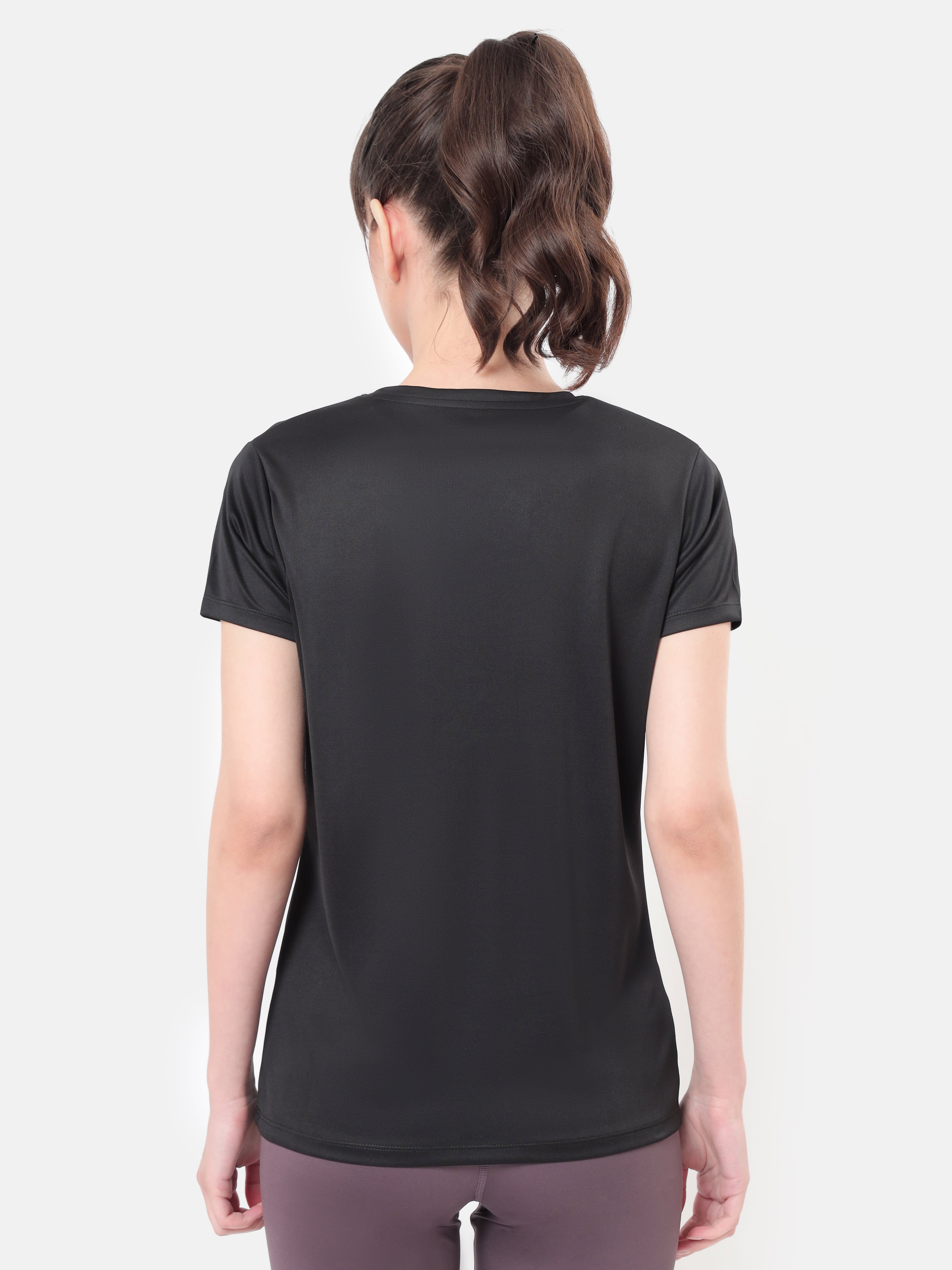 Textured Active T-shirt with Graphic Pack of 2