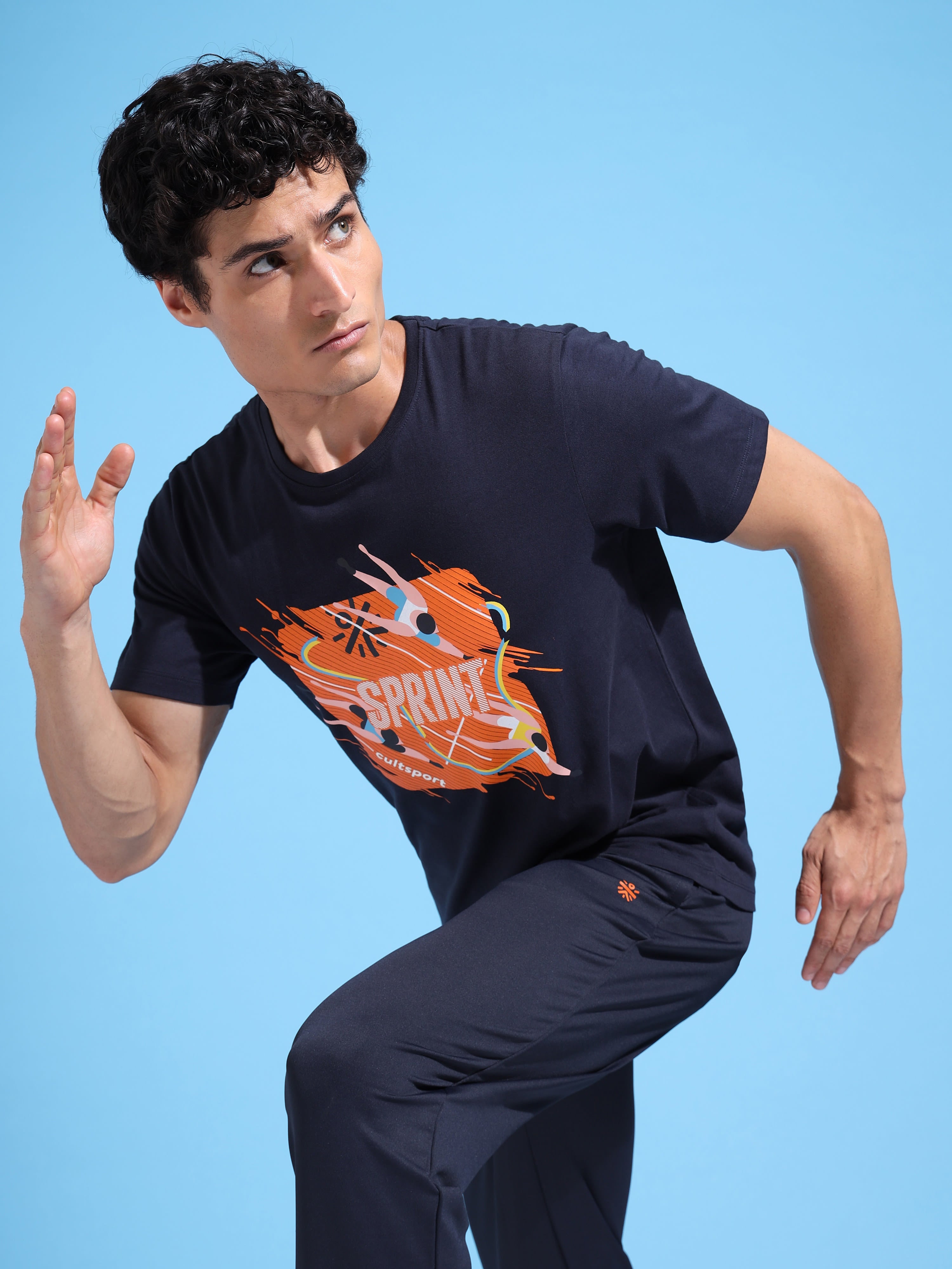 Graphic Print Cotton T-shirt